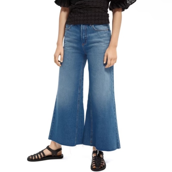 Scotch & Soda High Rise Wide Leg Jeans - Picture 2 of 6